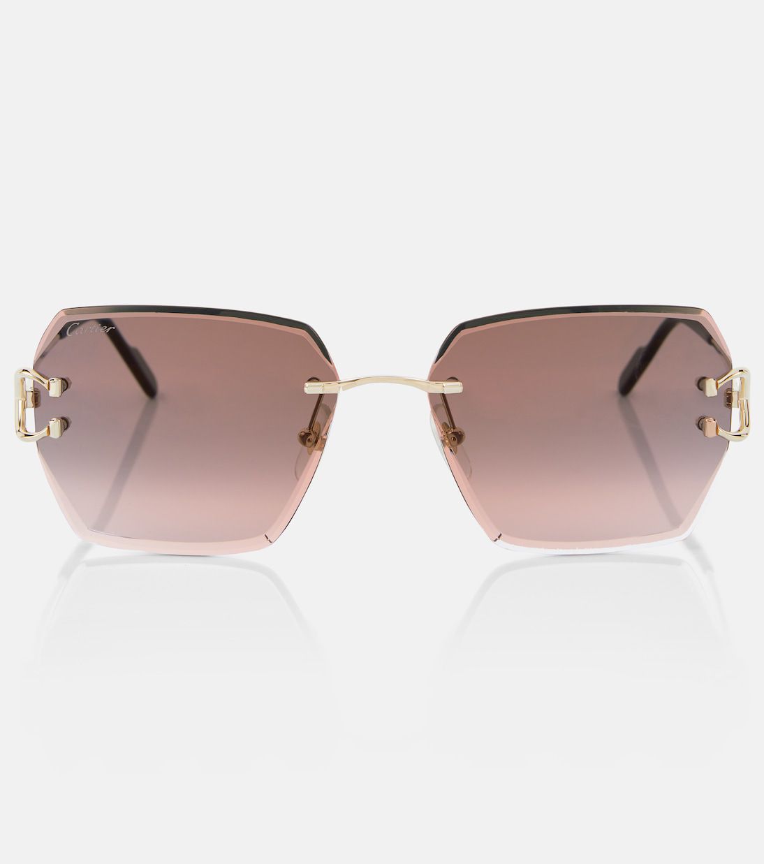 Carti*r Signature C de Cartier Square Sunglasses