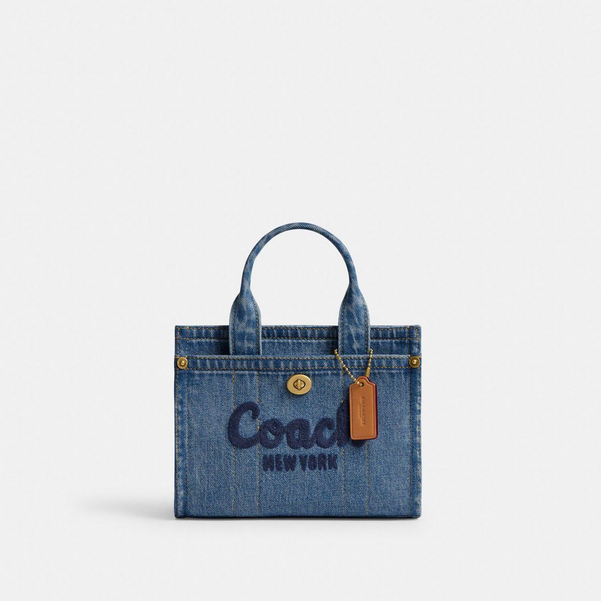 Co*ch Cargo Tote Bag in denim