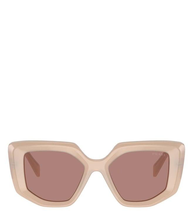 Prad* Catwalk Brown UV Protected Irregular Sunglasses