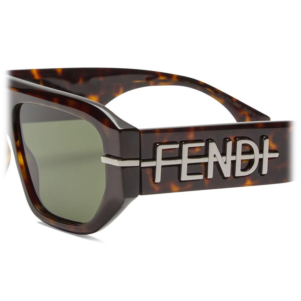 Fendi Unisex Sunglasses — DA/TOR with Green Lenses