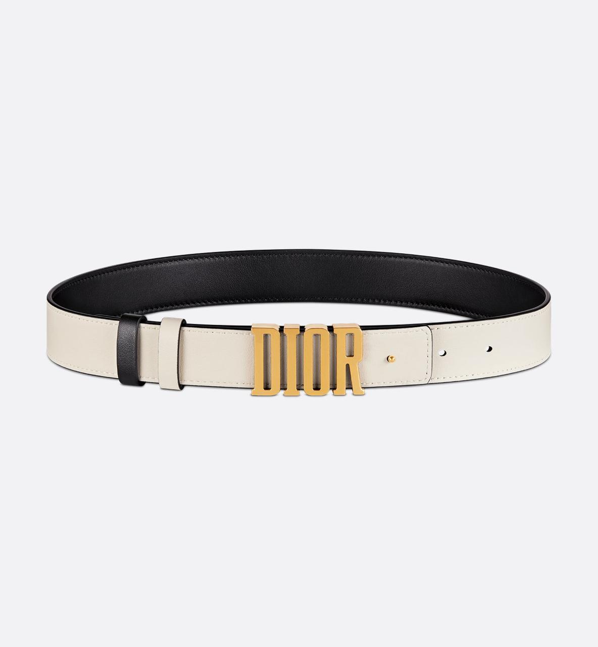 Dio* D-Fence Reversible Belt — Black & Latte, 30 mm