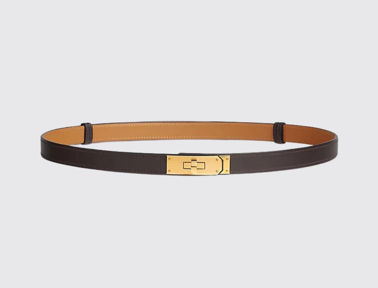 Herm*s Kelly 18 Belt in Ébène
