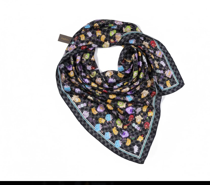Gu*ci Silk Scarf