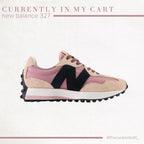 New Ba*ance 327 Sneaker in Rose/Pink & Black