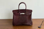 Birk*n 35 Diamond Porosus Crocodile Bag