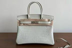 Birk*n 35 Diamond Porosus Crocodile Bag