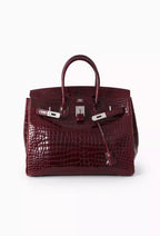 Rare 2011 Herm*s B*rkin 35 – Bordeaux Porosus  Leather