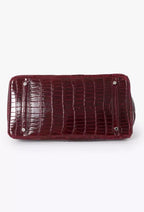 Rare 2011 Herm*s B*rkin 35 – Bordeaux Porosus  Leather