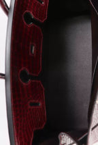 Rare 2011 Herm*s B*rkin 35 – Bordeaux Porosus  Leather