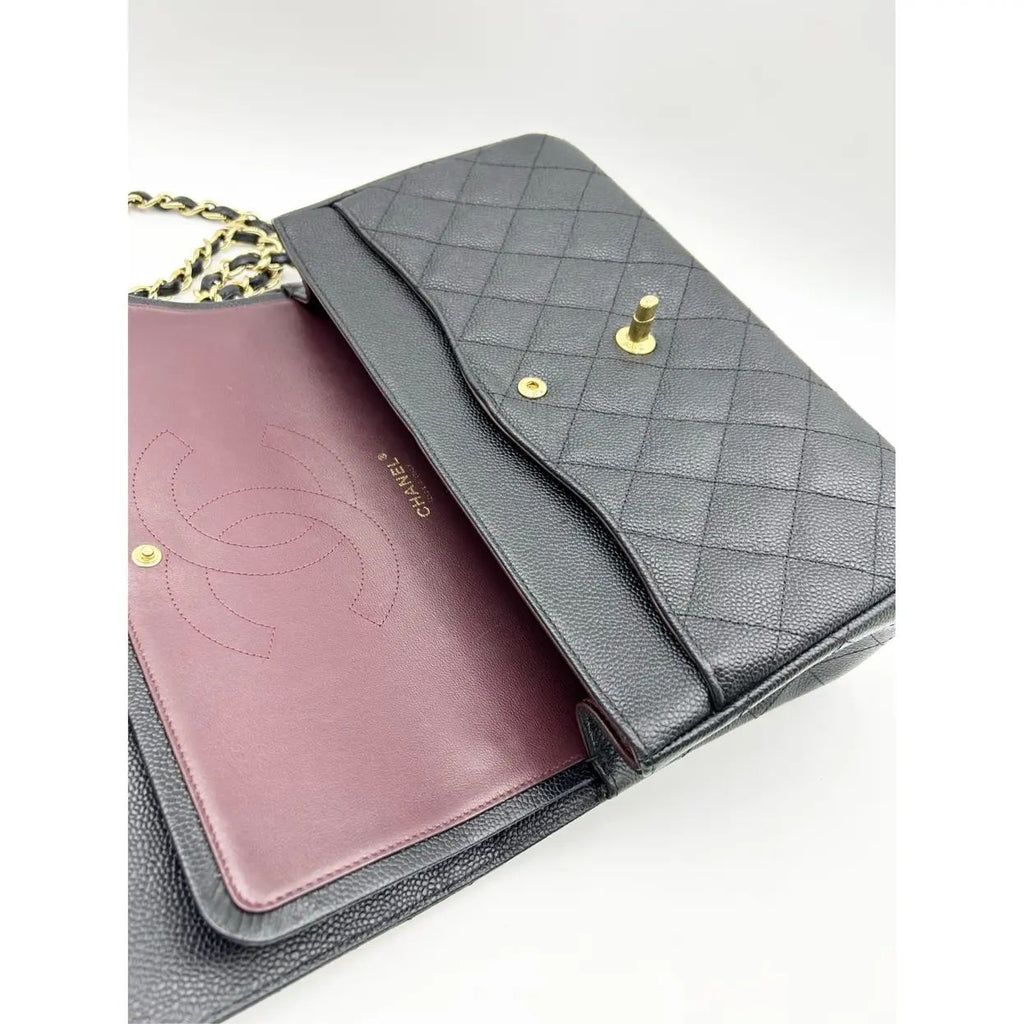 CHAN*L Jumbo Classic Flap Shoulder Bag – Timeless Quilted Elegance