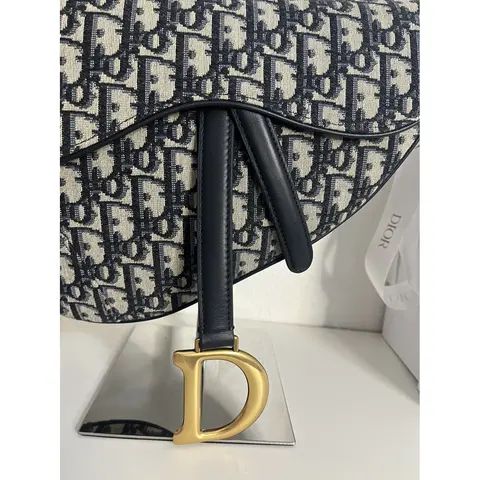 Christi*n Di*r  Oblique Saddle mini bag