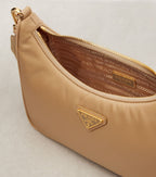 Prad* Re-Edition Saffiano Leather Bag – Cameo Beige