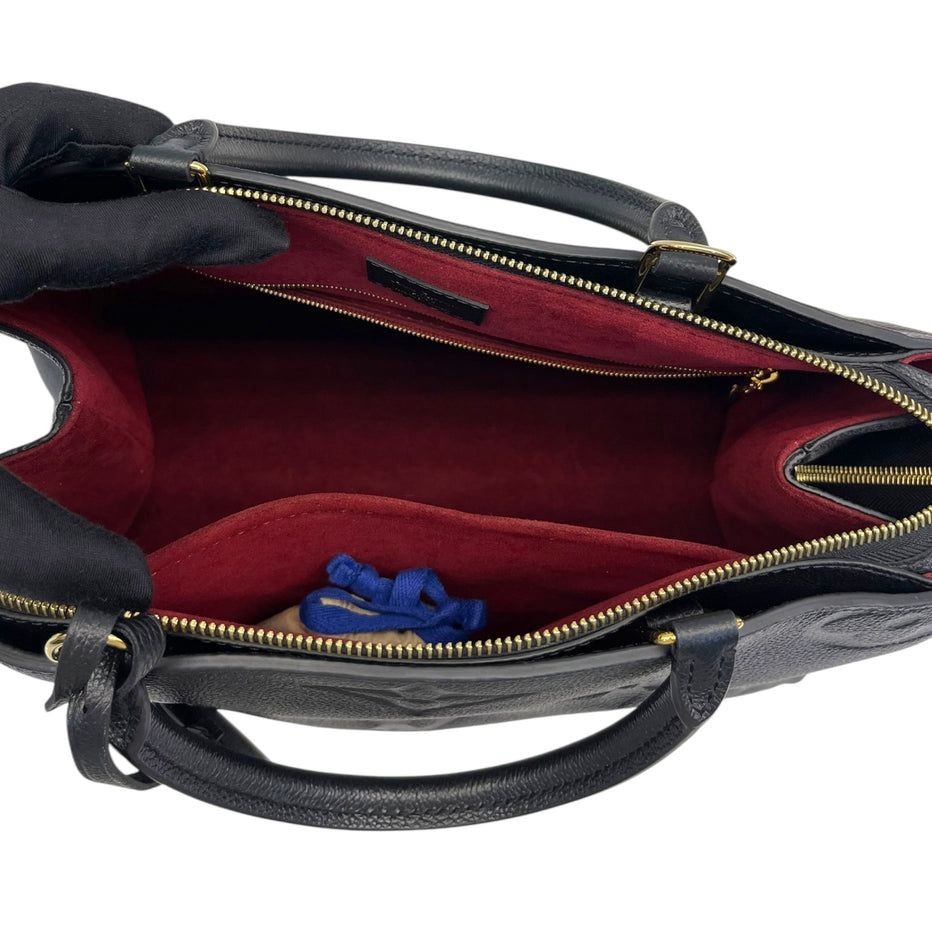 Loui* Vuitton Grand Palais MM Handbag – Black Monogram Empreinte Leather