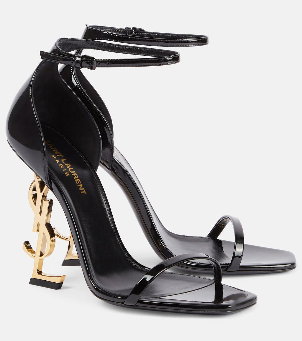 Saint Lauren* Opyum 110mm Patent Leather Sandals