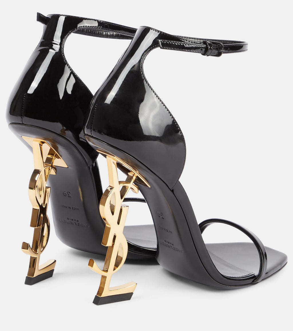 Saint Lauren* Opyum 110mm Patent Leather Sandals
