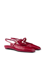 Pr*d* Patent Leather Slingback Ballerinas