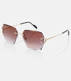 Carti*r Signature C de Cartier Square Sunglasses
