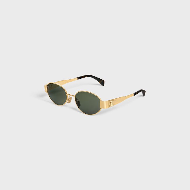 Celin* Triomphe Metal 01 Sunglasses in Metal
