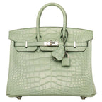 Herm*s Birk*n 30 Vert d’Eau Matte Alligator
