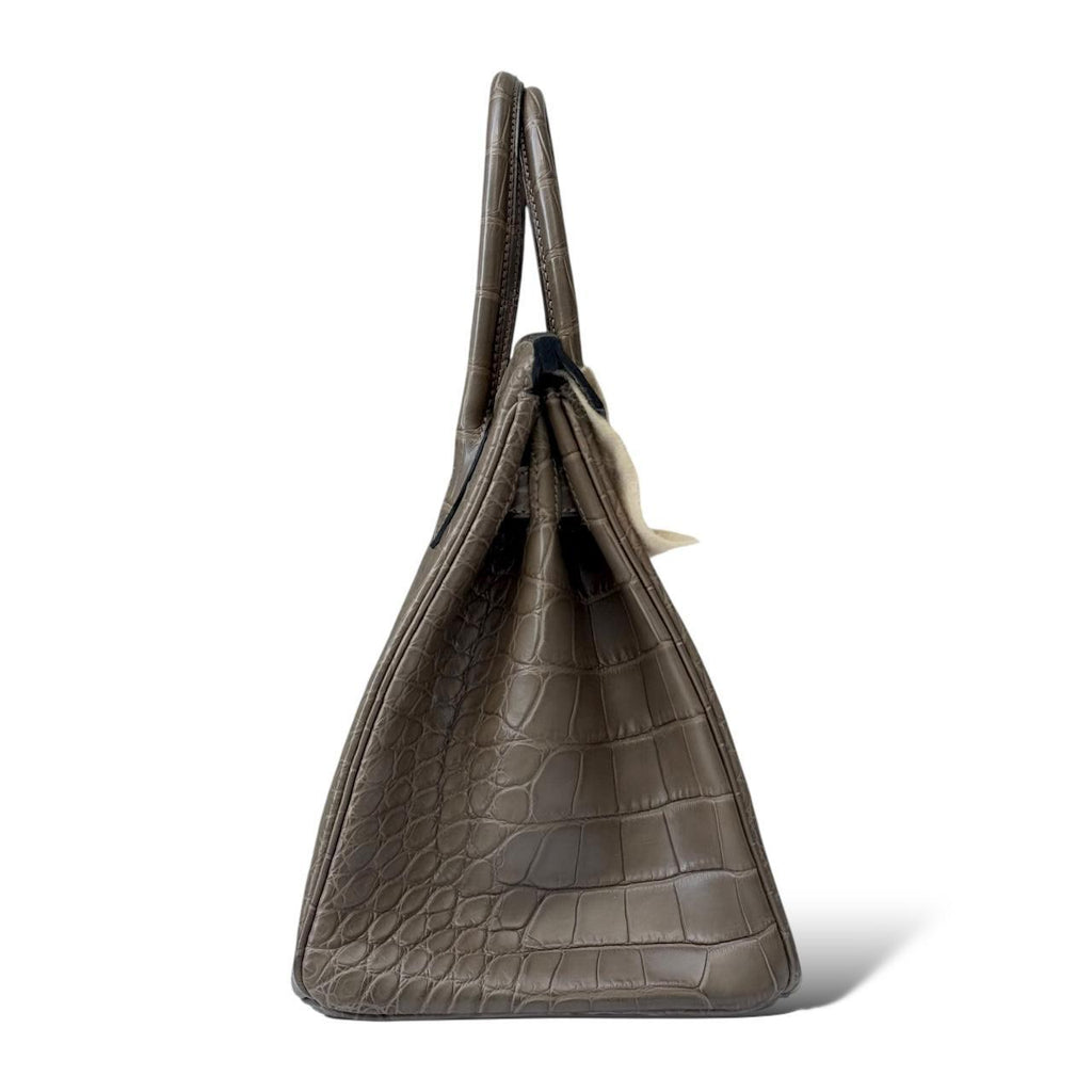 Herm*s Birk*n 30 Oregano Matte Crocodile