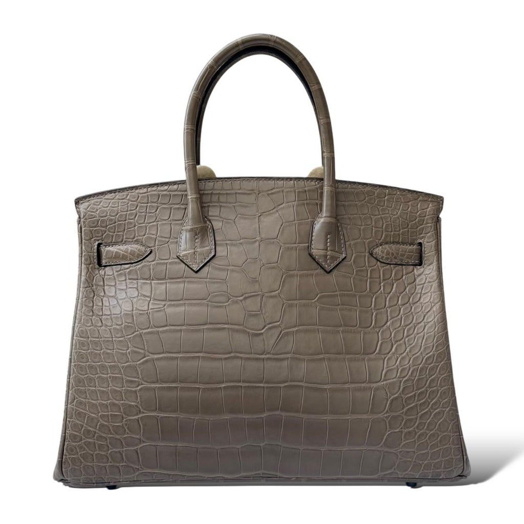 Herm*s Birk*n 30 Oregano Matte Crocodile