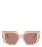 Prad* Catwalk Brown UV Protected Irregular Sunglasses