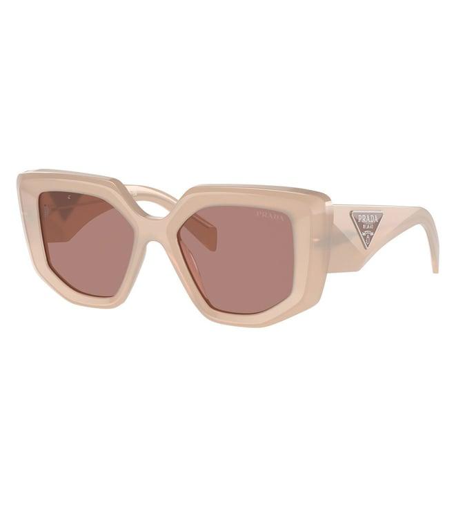 Prad* Catwalk Brown UV Protected Irregular Sunglasses