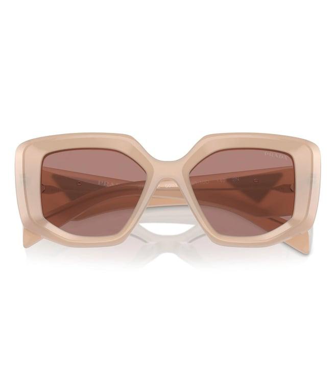 Prad* Catwalk Brown UV Protected Irregular Sunglasses
