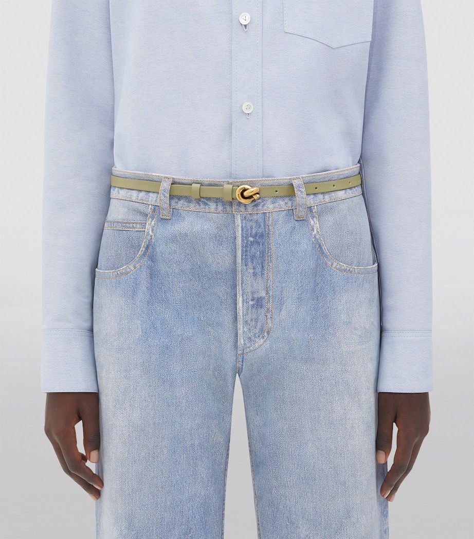 B*ttega Veneta Knot Leather Belt