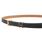 Herme* Rose Gold Noir Epsom Poppie 15 Belt 75 Size W 35049Y-3 136478804