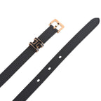 Herme* Rose Gold Noir Epsom Poppie 15 Belt 75 Size W 35049Y-3 136478804