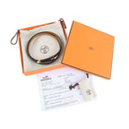 Herme* Rose Gold Noir Epsom Poppie 15 Belt 75 Size W 35049Y-3 136478804