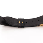 GG Marmont Black Leather Belt