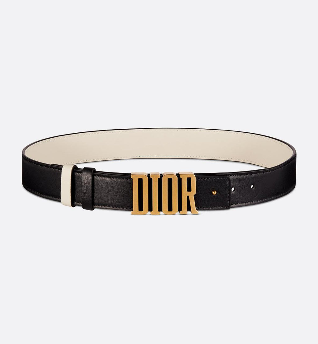 Dio* D-Fence Reversible Belt — Black & Latte, 30 mm