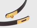 Herm*s Kelly 18 Belt in Ébène