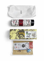 Christian D*or Graffiti Edition Smart Travel Tumbler – White & Black Insulated Bottle with Temperature Display