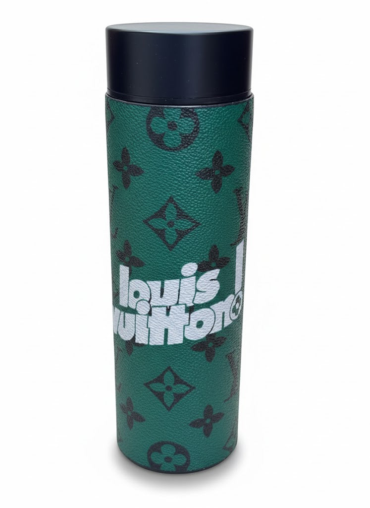 Lo*is Vu*tton Premium Insulated Smart Tumbler – Luxury Stainless Steel Bottle with Temperature Display Lid