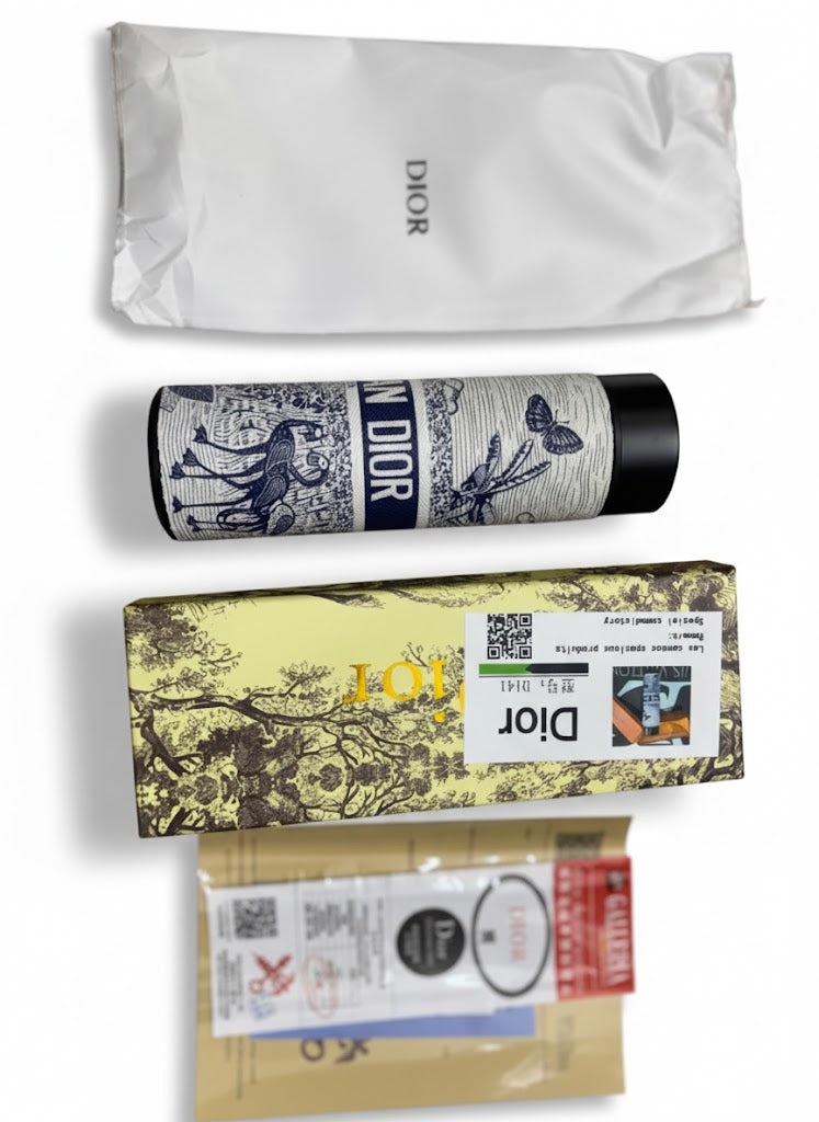 D*or “Plan de Paris” Smart Insulated Water Bottle – Luxury Stainless Steel Bottle with Temperature Display Lid