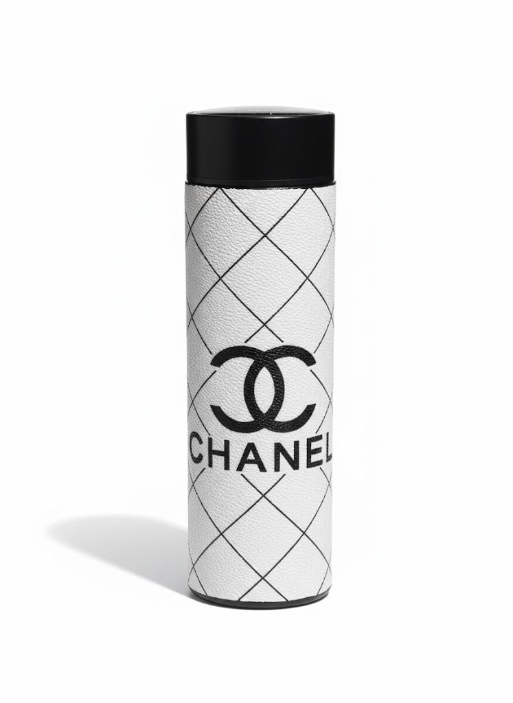 Chan*l Premium Insulated Smart Tumbler – Stainless Steel Luxury Bottle with Temperature Display Lid