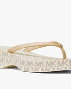 Mich*el K*rs Lilo Monogram Flip-Flops