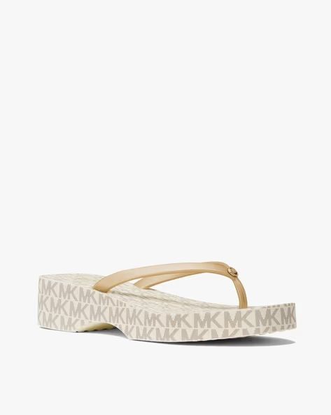 Mich*el K*rs Lilo Monogram Flip-Flops