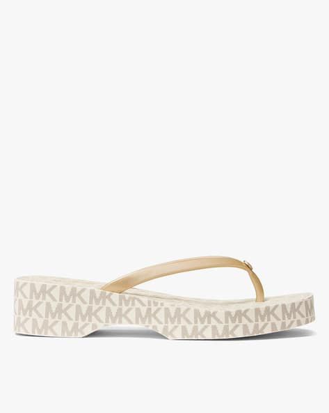 Mich*el K*rs Lilo Monogram Flip-Flops